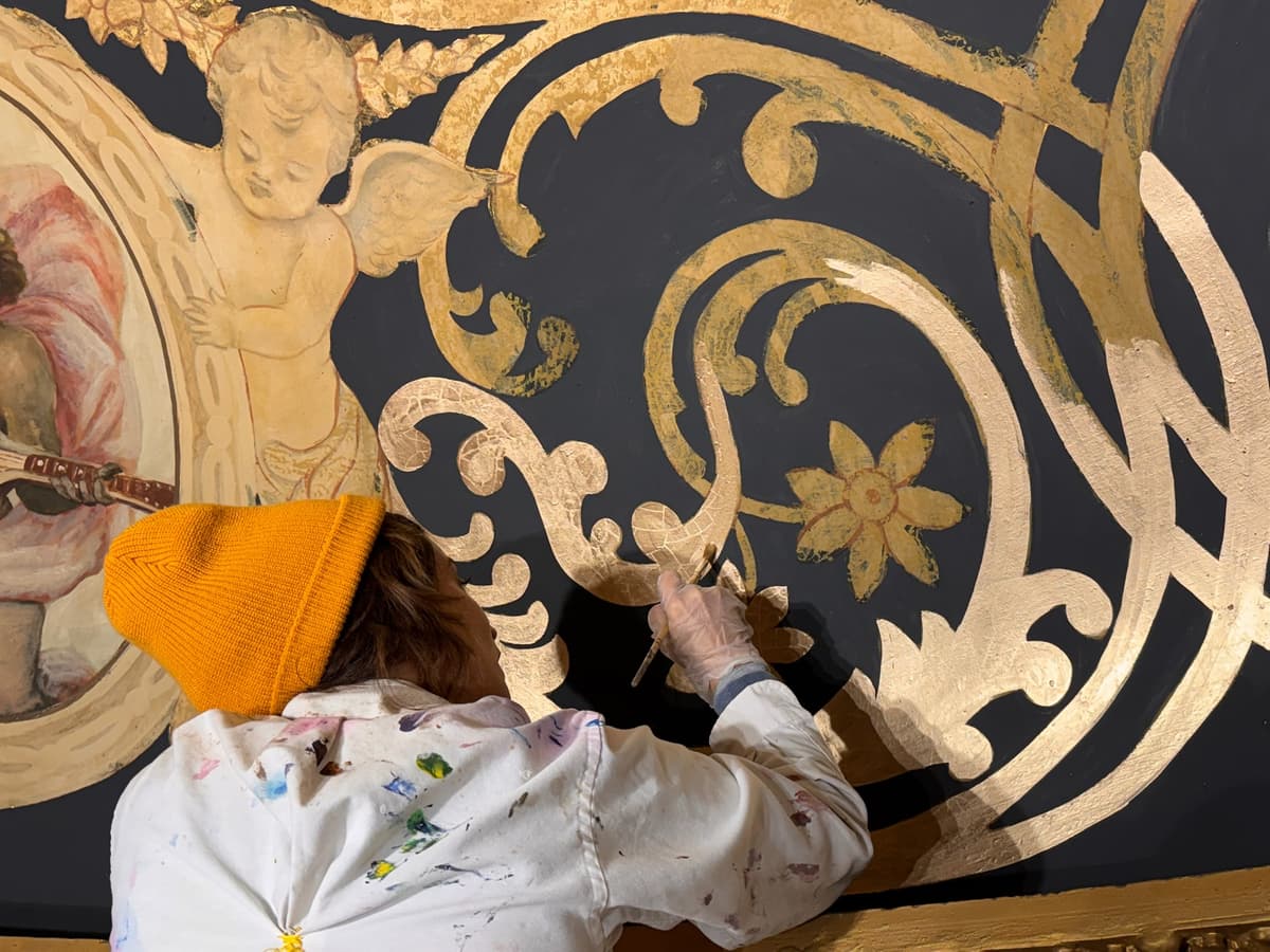 Detail Work on Ornate Patterns